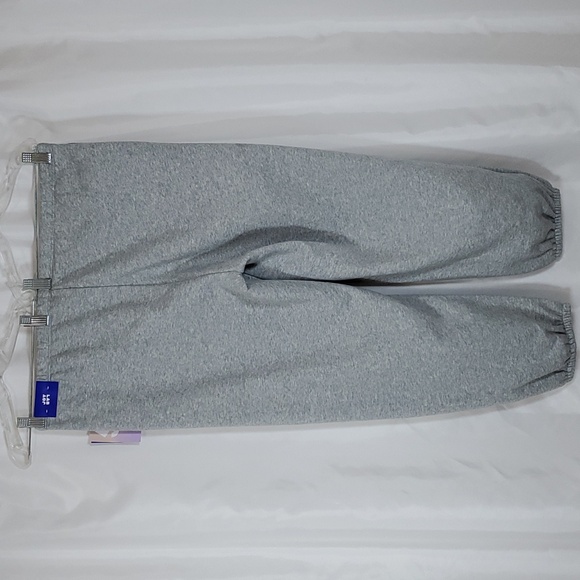 JoyLab Women's Fleece Mid Rise Cinched Jogger Pants ~ Heathered Gray - Picture 11 of 15